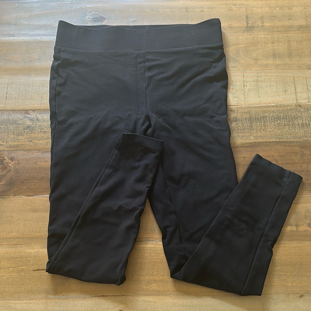 LOFT Black Ponte Leggings